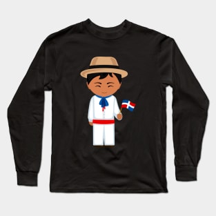 Man let's dance merengue - bachata Long Sleeve T-Shirt